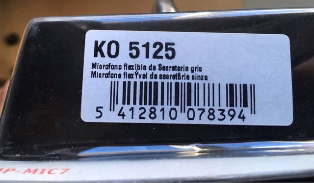 Micrófono Konig PC Flexible Alta Sensibilidad