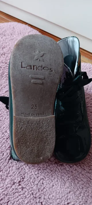 Botas niña Landos Talla 25 Hecho en España