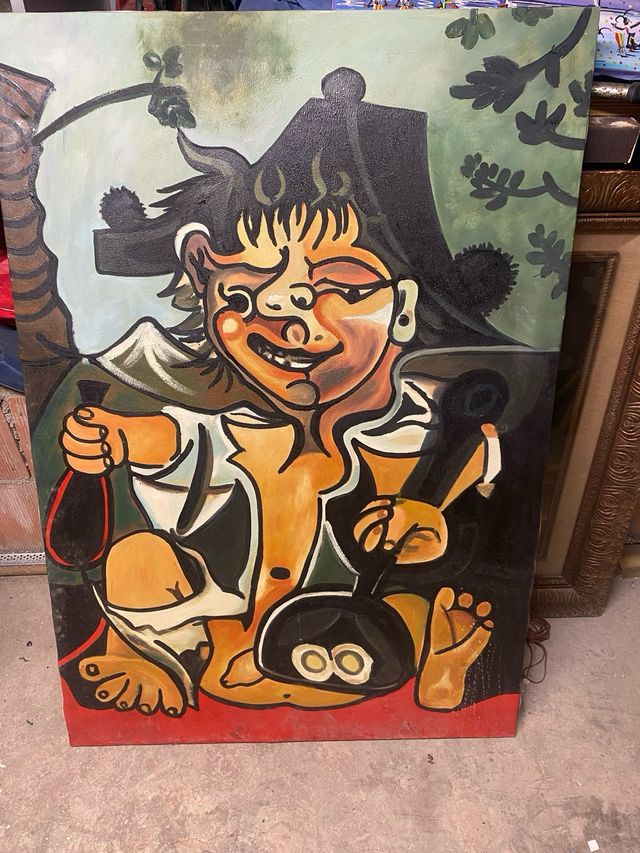 Dipinto su tela vero falso PICASSO misura 130X90