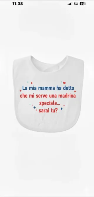 Bavaglino La mia mamma ha detto...