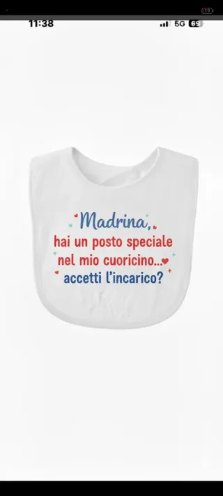 Bavaglino La mia mamma ha detto...