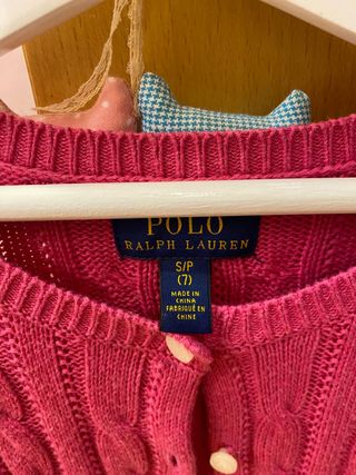 Chaqueta niña Polo Ralph Lauren rosa