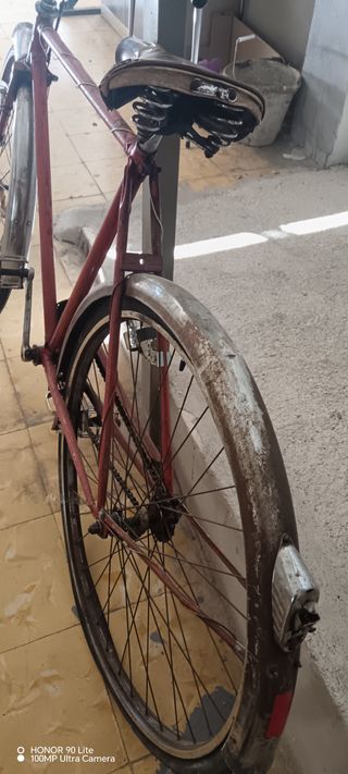 Bicicleta Clásica Vintage Roja