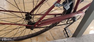 Bicicleta Clásica Vintage Roja