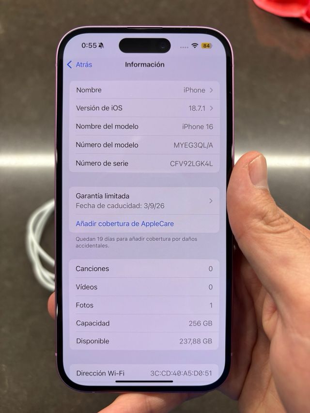 iPhone 16 256GB NUEVO NEGOCIABLE