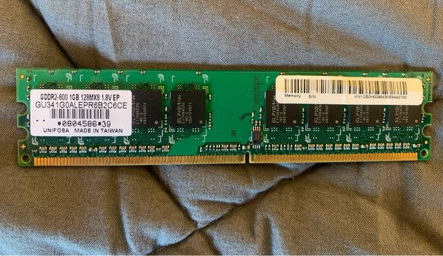 Módulo RAM Unifosa GDDR2 1GB 800MHz