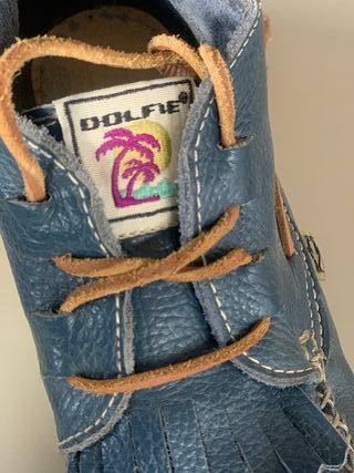 Nauticos Dolfie Botín Piel Azul