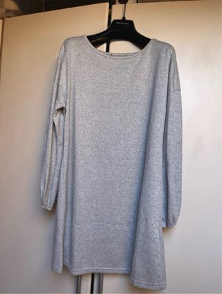 Vestito Stradivarius Grigio Taglia Unica