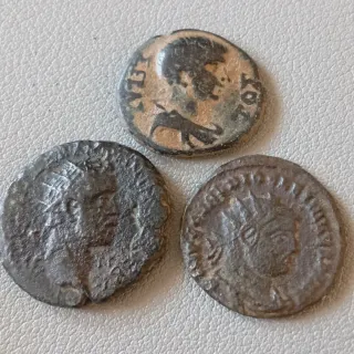 Espectaculares Lote 3 monedas romanas  antiguas