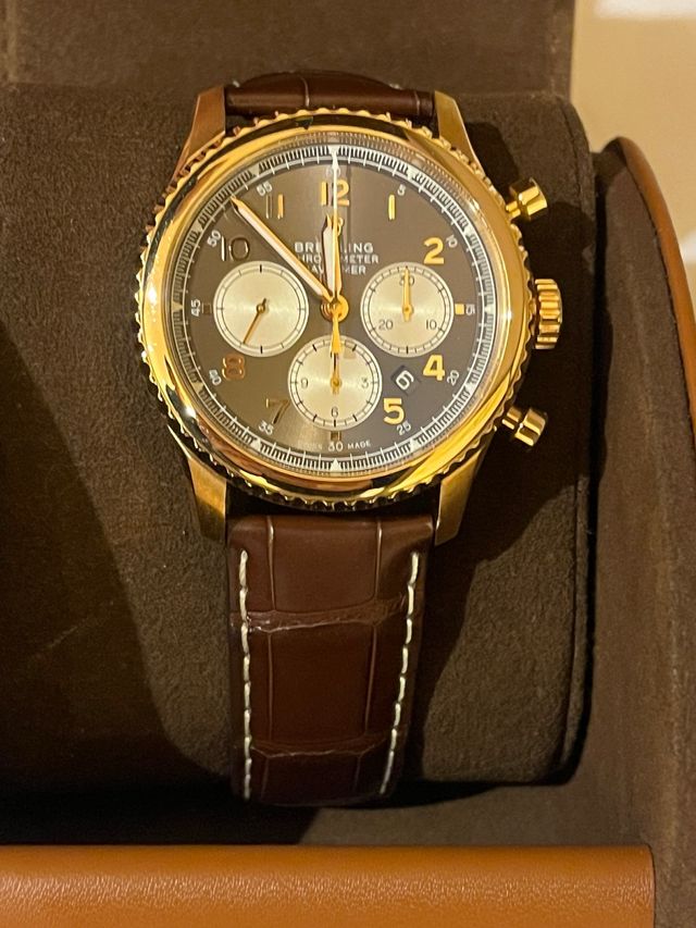 Reloj Breitling Navitimer 8 B01 Oro Rosa