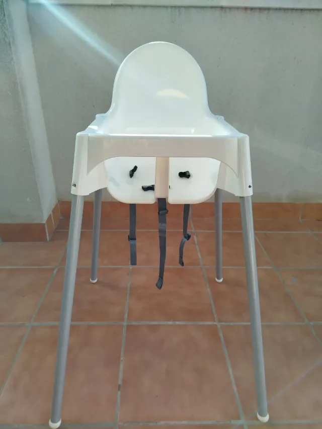 Trona Bebé Ikea Bianca (senza vassoio)
