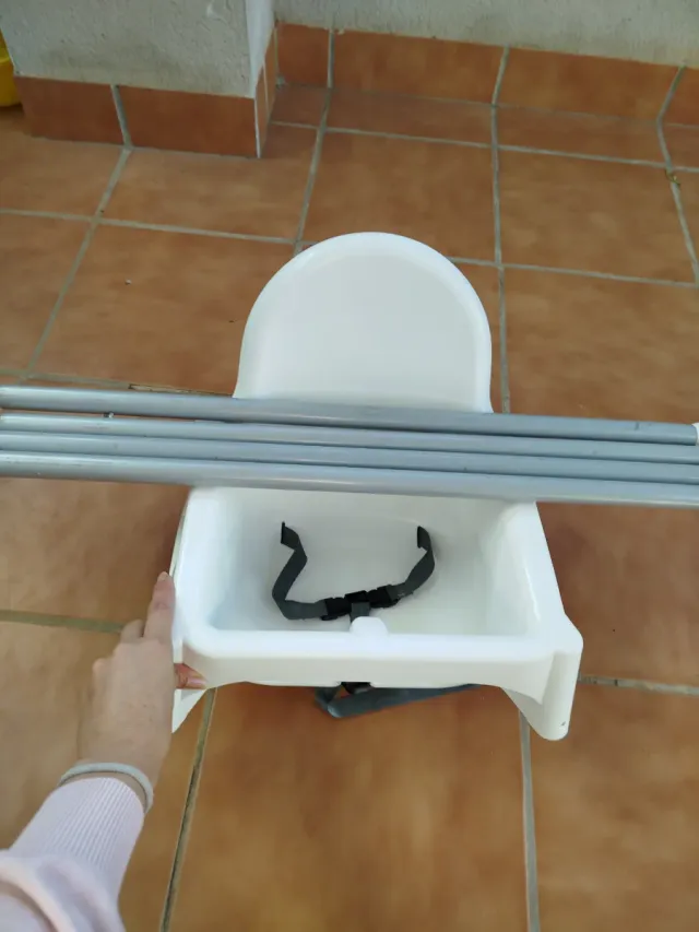 Trona Bebé Ikea Bianca (senza vassoio)