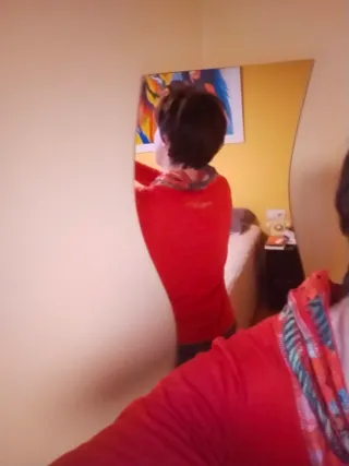 Camiseta Desigual Multicolor y Roja