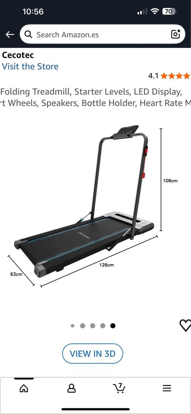 Cecotec Drumfit Cinta de Correr