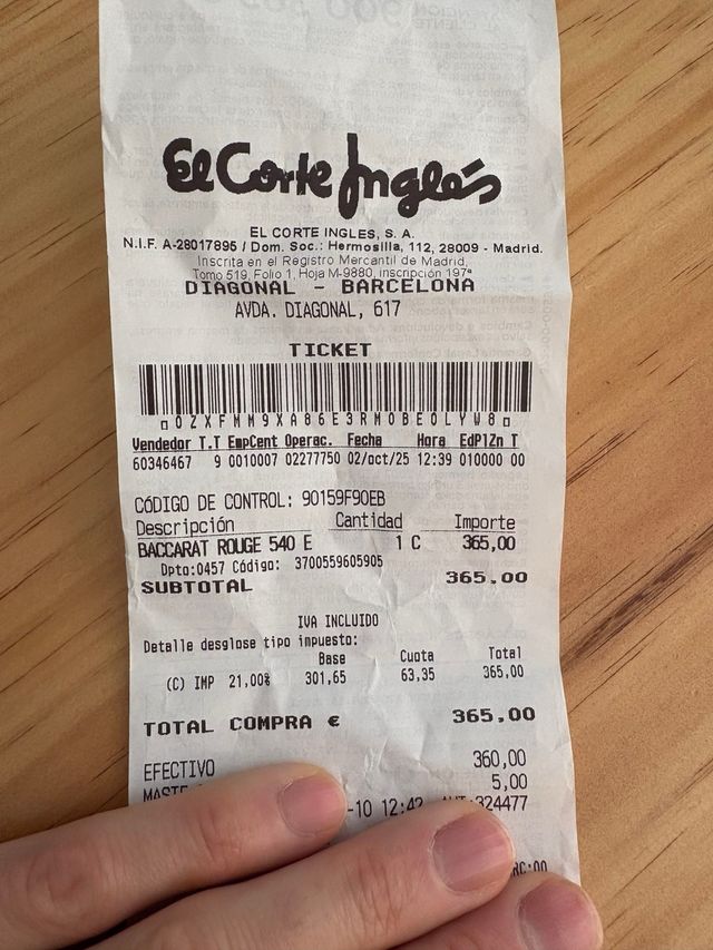 Maison Francis Kurkdjian Baccarat Rouge 540