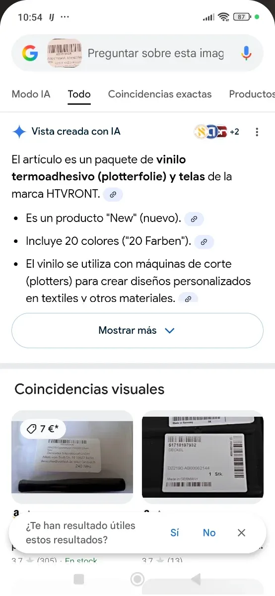 Láminas Termo Adhesivas