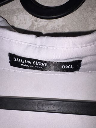 Camisa Blanca Oversize Shein 0 XL