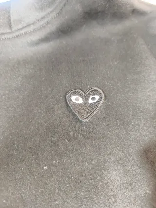 Sudadera PLAY Comme des Garçons Negra