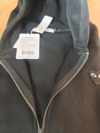 Sudadera PLAY Comme des Garçons Negra
