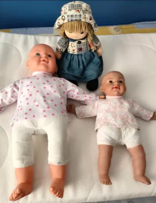 2 Nenucos e 1 Bambola di Stoffa