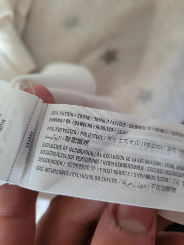 Camiseta Hollister Blanca Manga Corta