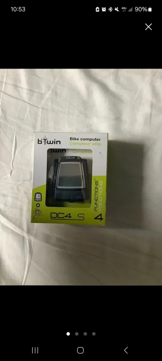 Ciclocomputador, luz y reflectante BTwin