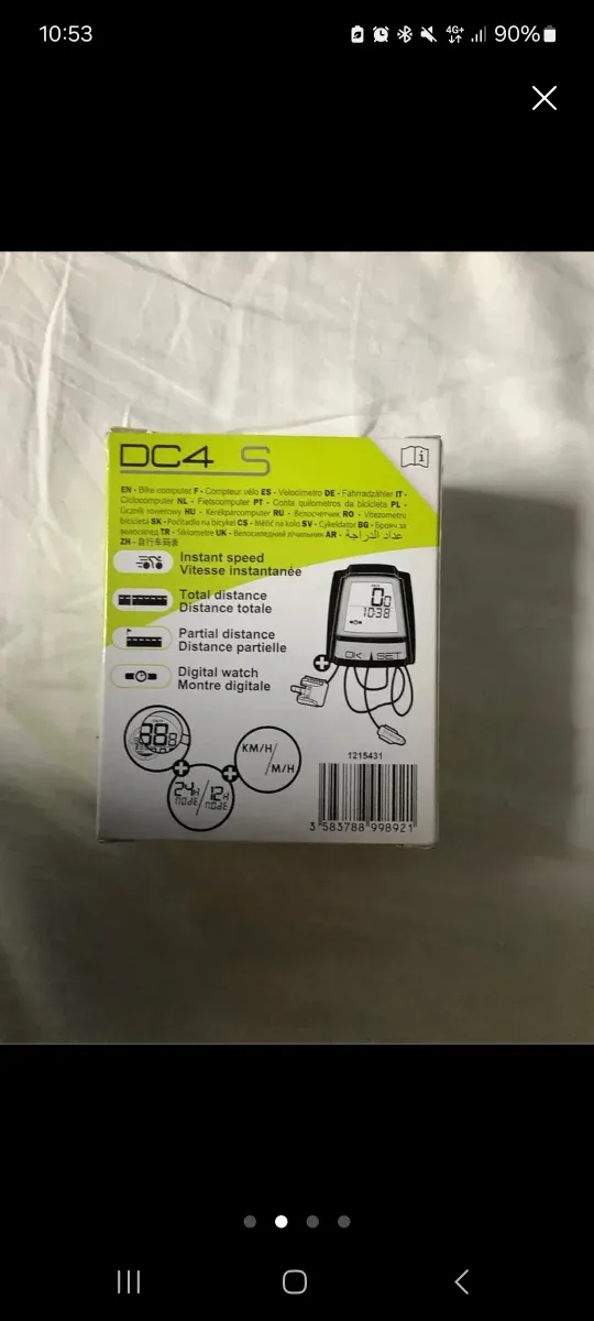 Ciclocomputador, luz y reflectante BTwin