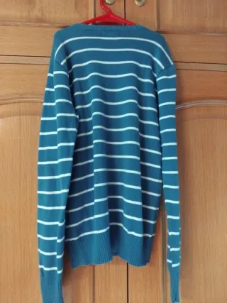 Jersey Polo Ralph Lauren Rayas Azul Blanco