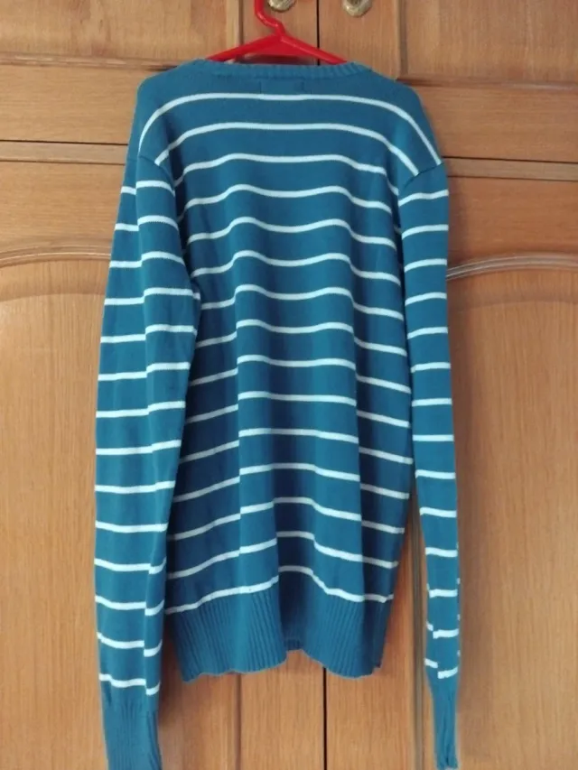 Jersey Polo Ralph Lauren Rayas Azul Blanco