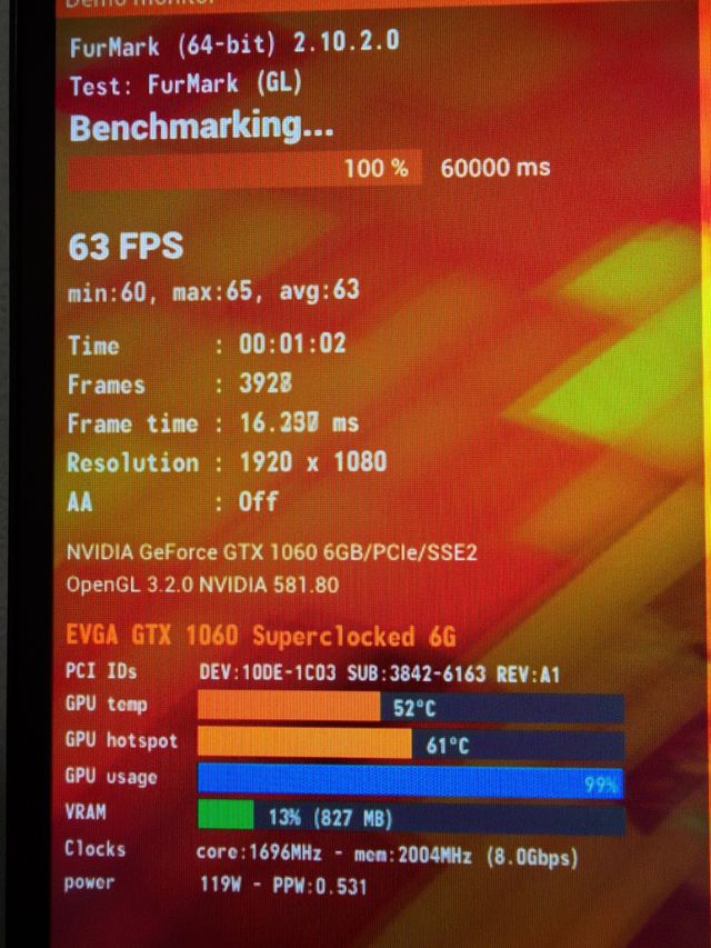 EVGA GeForce GTX 1060 6GB Superclocked