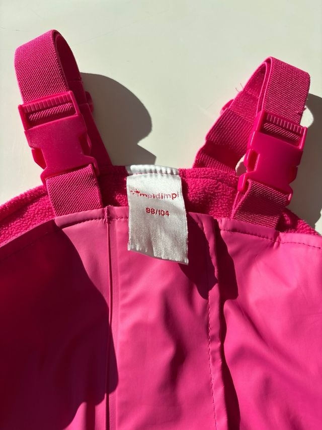 Pantalón impermeable forrado niña