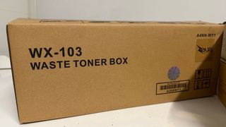 Cartuccia toner Konica e scatola di toner residui WX103 per stampanti Konica Minolta