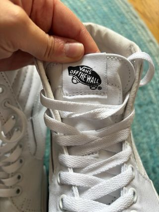 Zapatillas Vans Sk8-Hi Unisex Blancas Plataforma