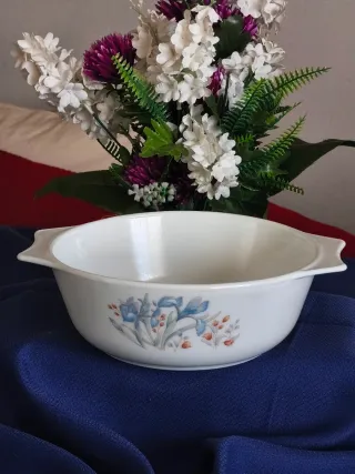 Cazuela Pyrex Flores Azules