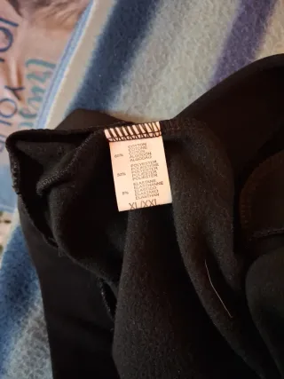 Pantaloni finta pelle neri