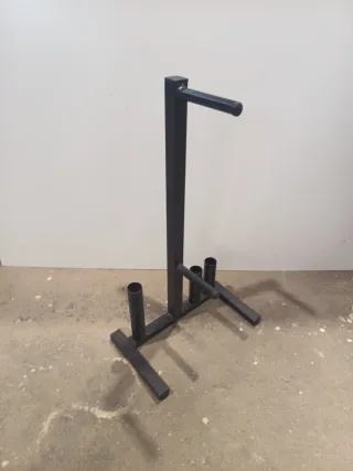 Soporte para pesas de gimnasio decathlon
