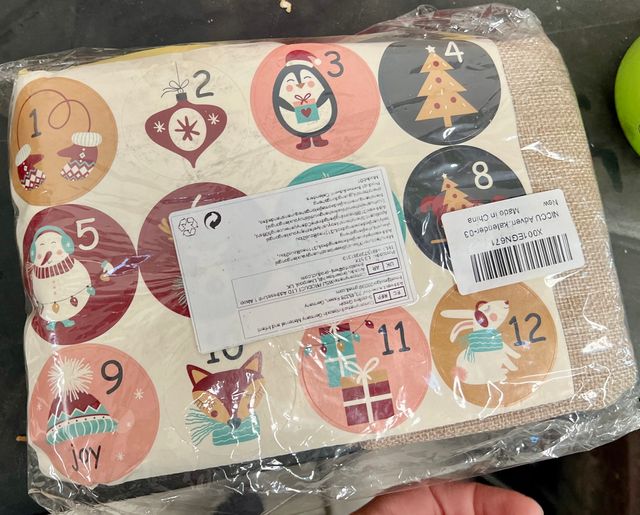 Calendario Adviento Navidad Figuras Adorno