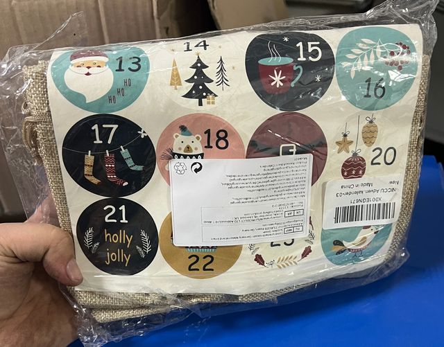 Calendario Adviento Navidad Figuras Adorno