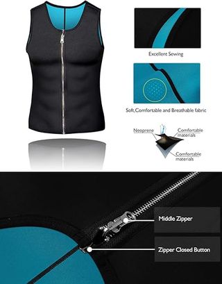 Chaleco Fitness Mujer quema grasas