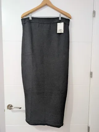 Falda premamá punto negra Talla L sin estrenar