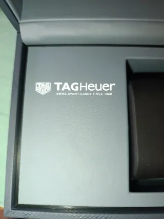 Caja para reloj TAG Heuer negra