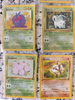 Cartas Pokémon 1ª Edición 1999