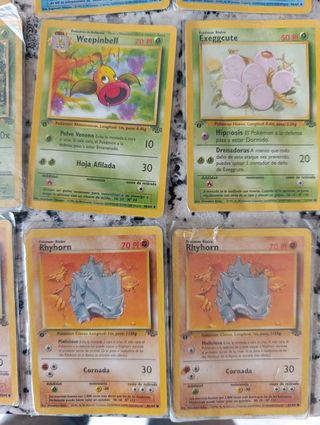 Cartas Pokémon 1ª Edición 1999