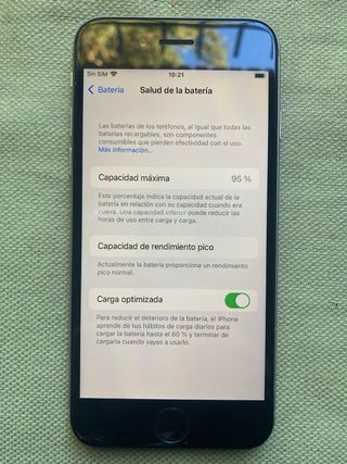 iPhone 6s 16GB 95% Batteria Grigio/Argento