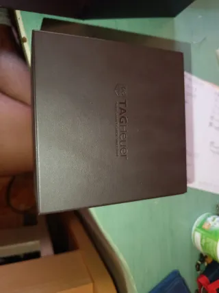 Caja de reloj TAG Heuer negra