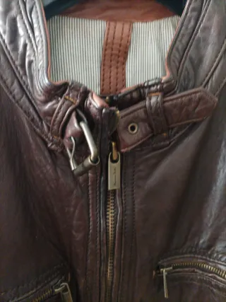 Chaqueta Piel Talla L-XL( Ancho 0.58-Largo 0,65 )