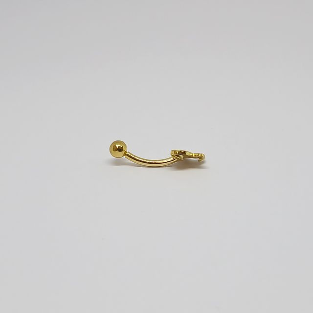 Piercing Oro Mariposa Circonita