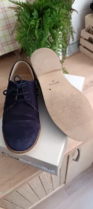 Zapatos de comunión azul