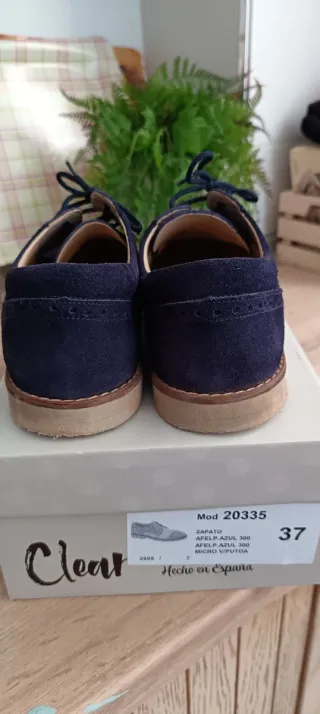 Zapatos de comunión azul
