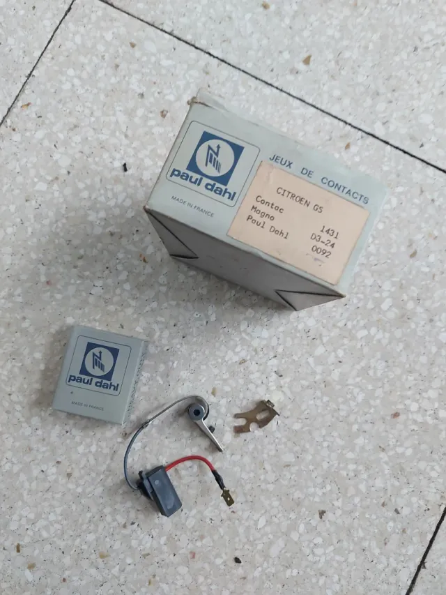 Lote 6 platinos Citroën GS Paul Dahl